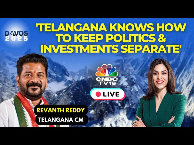 World Economic Forum LIVE | Telangana CM Revanth Reddy Exclusive | WEF 2025 | Davos | CNBC TV18