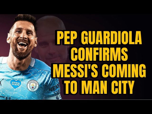 MESSI JOINS MAN CITY?! 😱 Pep Guardiola's Shocking Announcement That Changed Football FOREVER! 🚨⚽