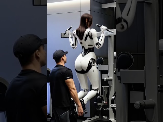 Robot fitness #robots #robot #机器人