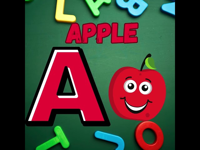 ABC Phonic Songs-Toddler Learning Video Songs. A A Apple. Nursery Rhymes. Alphabet Song for kids