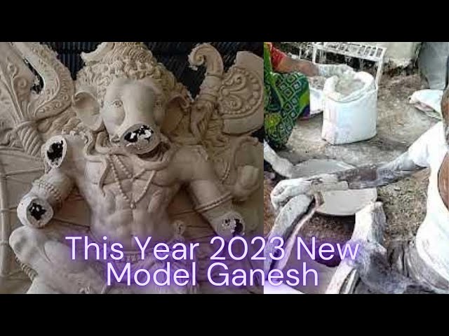 This Year 2023 New Model Ganesh Maharaj Making At Dhoolpet