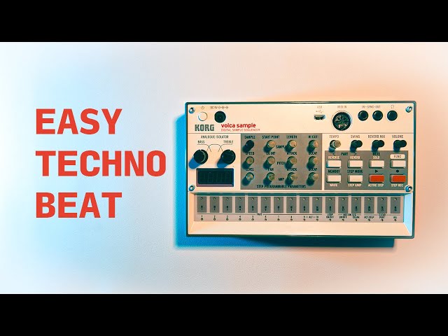 Easy Techno Beat | Korg Volca Sample Tutorial