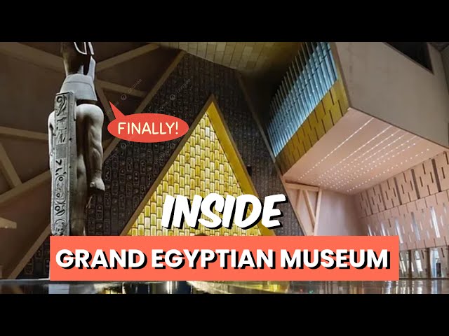 INSIDE THE GRAND EGYPTIAN MUSEUM, The worlds largest most modern museum (GEM)