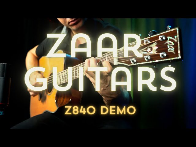 Zaar Guitars: Z840 Elite Series Ziricote Limited Edition (Demo)