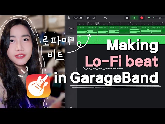 How to make lofi beat in Garageband for beginners!