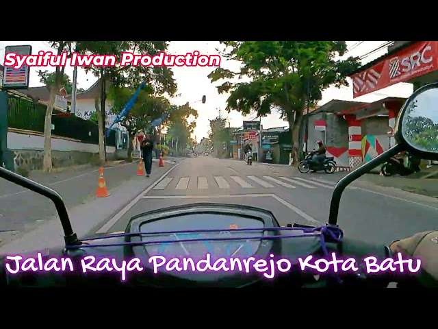 Jalan Brantas - Jalan Raya Pandanrejo Kota Batu #infolalulintas #infojalanraya #motovlog