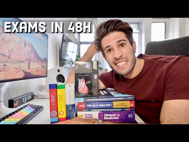 study with me 48h before my exams (OSCE study vlog)