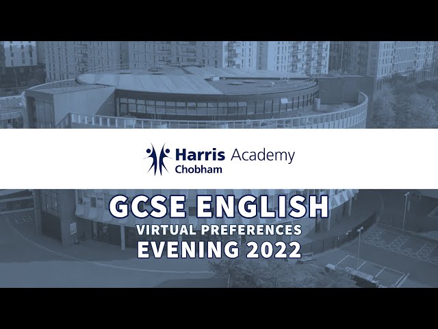 Year 9 GCSE Preferences 2022 - GCSE English