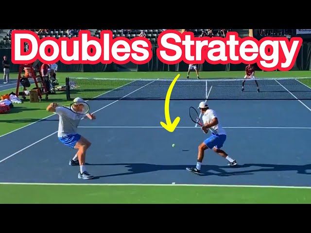 How To ATTACK Teams Who Play Both Back (Tennis Doubles Strategy)