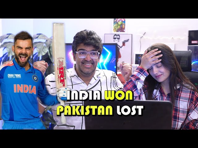 Pakistani Couple Reacts To India Won By 6 Wickets | India Vs Pakistan | Champions Trophy 2025