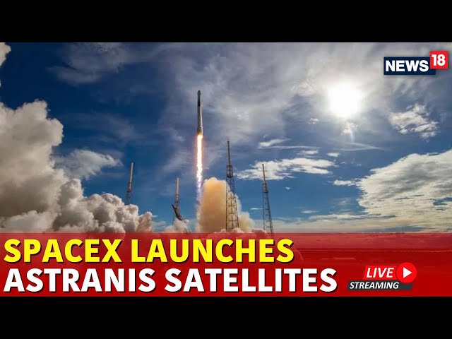 SpaceX Launch Live | SpaceX Astranis MicroGEO Satellite Launch | SpaceX Falcon 9 Rocket Launch |N18G