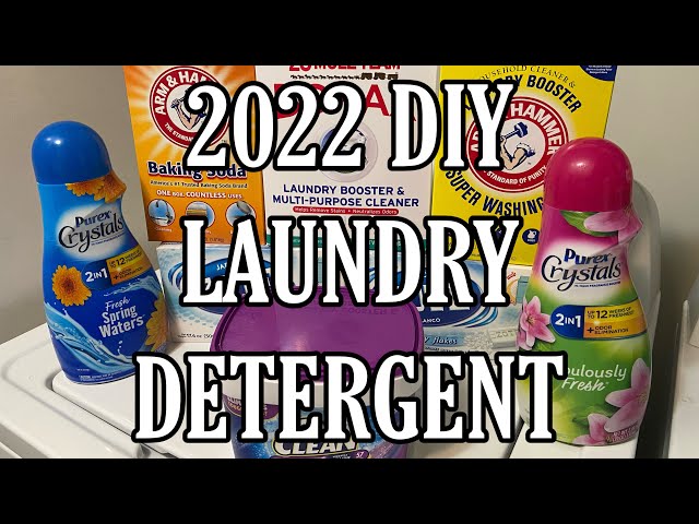 DIY LAUNDRY DETERGENT 2022/HOW TO MAKE YOUR OWN LAUNDRY DETERGENT/MISSNATURALSHAY