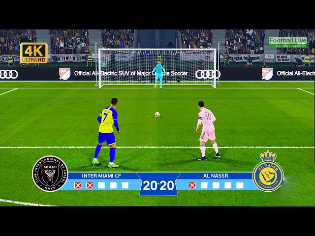 Al Nassr Vs Inter Miami | Penalty Shootout 4K | Messi Vs Cristiano