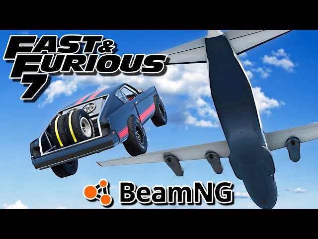 BeamNG.drive - Fast And Furious 7 Plane Scene Remake