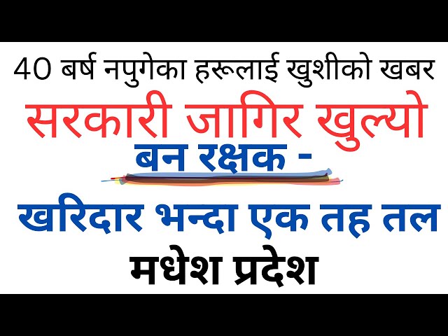 van rakshak vacancy 2081 || pradesh van rakshak vacancy | loksewa vacancy 2080 | sunlight tv