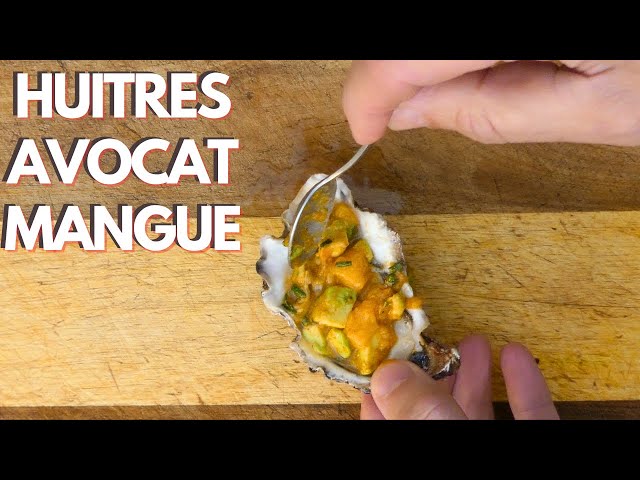 Salade Exotique sur Huître | Recette Fraîche et Originale 🥭🥑