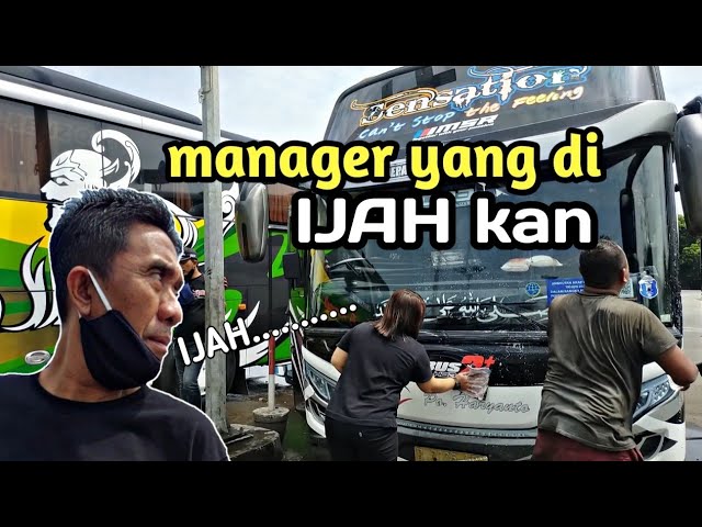 Exclusive !! manager Ovie Park turun tangan cuci kaca SENSATION