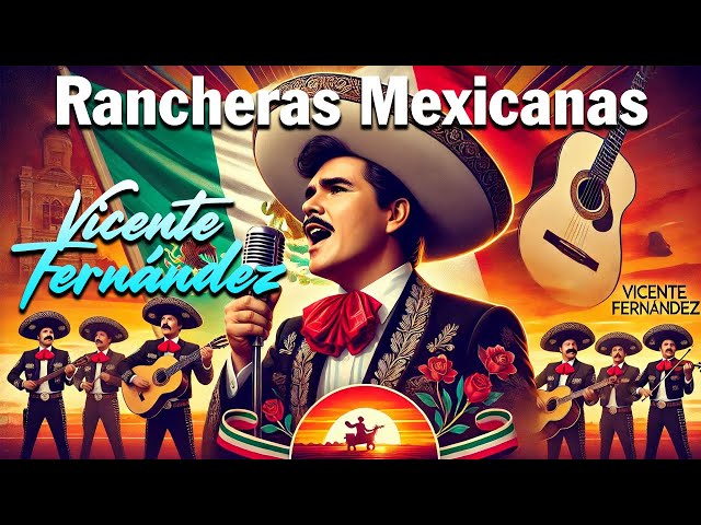 Las 30 Rancheras de Vicente Fernández Más Escuchadas en la Historia - Rancheras Mexicanas #8