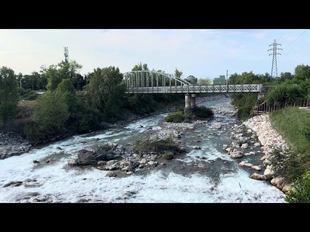 Spectacular View Of La Dranse Waterfall, August 24, 2024 at 18:38