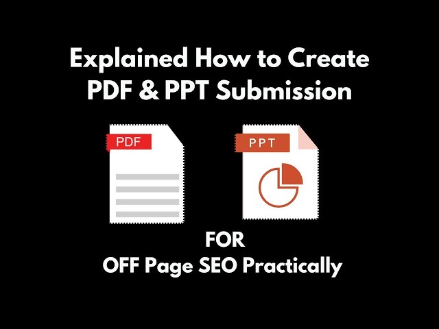 PDF Submission & PPT Submission Tutorial 2025 in Hindi | How to do PDF Submission & PPT Submission