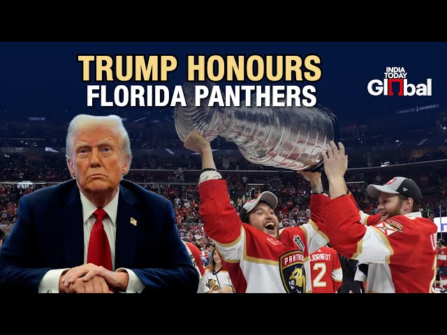 LIVE: Donald Trump Welcomes Stanley Cup Champs Florida Panthers