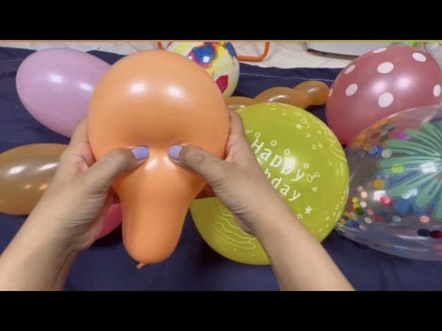 Relaxing Balloon Video Part23#satisfying #ballon#fun#burst#asmr#balloons#popping|