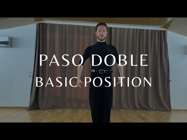 Basic Position In Paso Doble By Gennadiy Tsynkevich