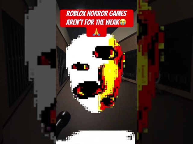 Roblox Horror Games Aren’t For The Weak😭🙏#robloxhorrorgames #robloxshorts2025 #robloxmemes #scary