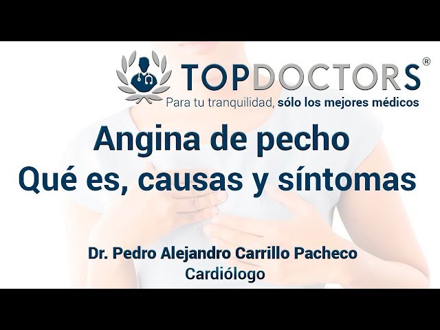 Angina de pecho ¿Qué es y cuáles son los síntomas?