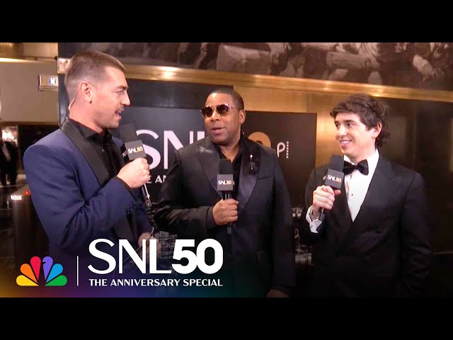 Kenan Thompson and Marcello Hernández at SNL50: The Red Carpet | NBC