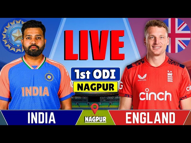 India vs England, 1st ODI | Live Cricket Match Today | IND vs ENG Live Match | IND vs ENG