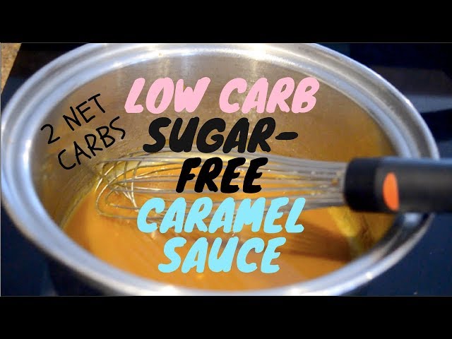 *EASY* Low-Carb, Sugar-Free Caramel Sauce