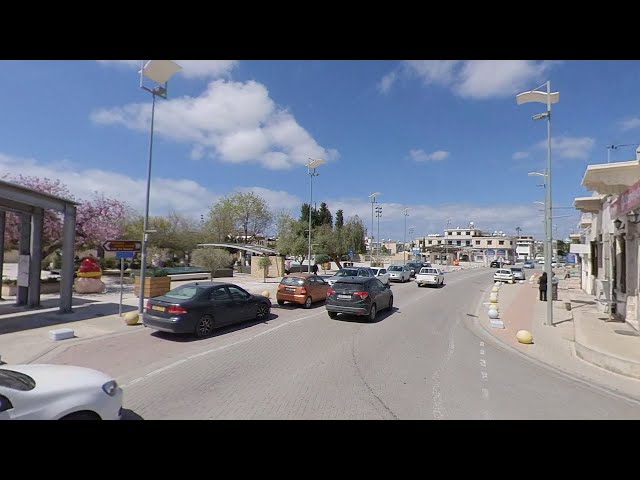 A 360 drive through Geroskipou, Cyprus. April 2021