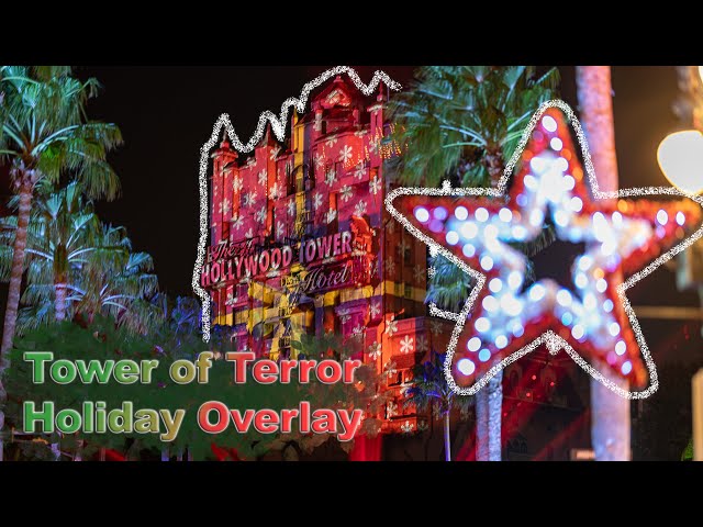 8K Tower of Terror Holiday Overlay in Disney's Hollywood Studios VR180 3D