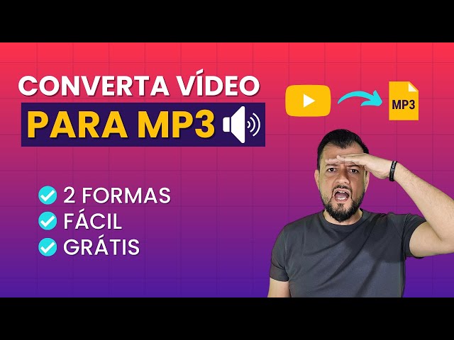 CONVERTER VIDEO em MP3 GRÁTIS - Online e no PC!