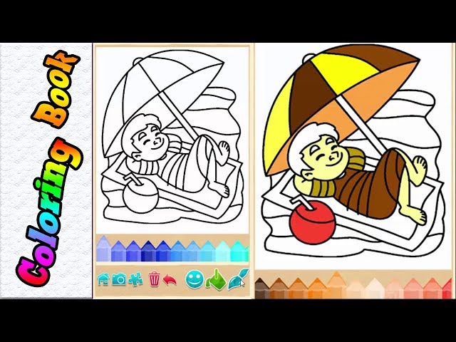 Colours for Kids | Learn Colors Baby Games for Toddlers | Coloring Book with Colored Markers