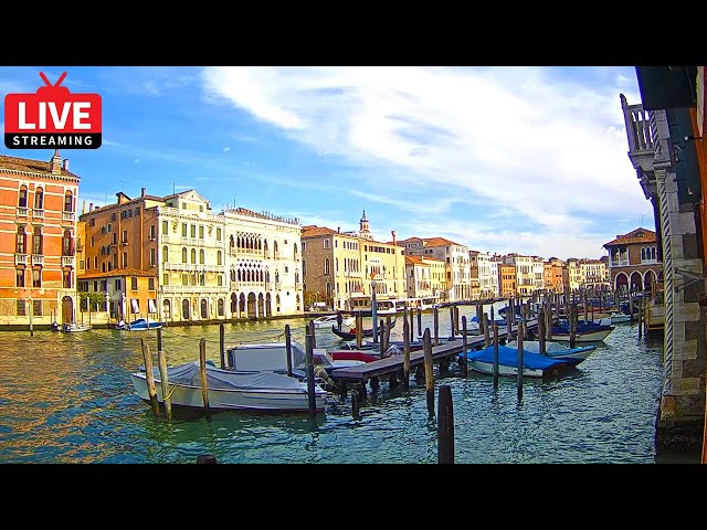 🔴 Spectacular View of Grand Canal - Live view from Hotel San Cassiano