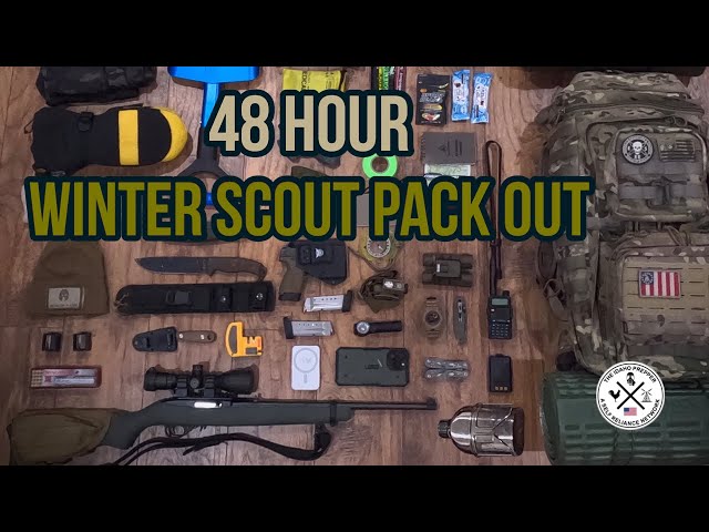 WINTERIZED SCOUT PACK OUT - DEEP FOREST EDITION - EDC & BUGOUT GEAR - 10 C’s OF SURVIVAL - #shtf