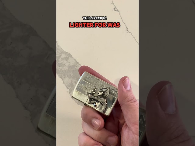 Ultraman 40th Anniversary Zippo With Real Spacium Beam