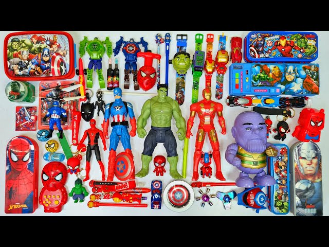 Ultimate avengers toys collection, video game, rc plane, pencil box, action figure, pencil sharpner