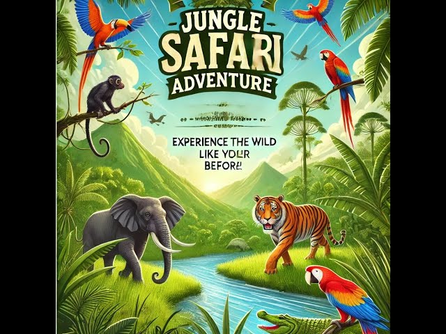 Jungle Safari Adventure #kidseducation #kidspoems #dreambig #junglesafari  #childrenspoetry  #kids