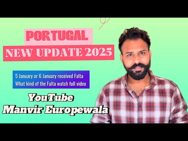 Portugal TRC NEW Update 2025 | Indian PCC (Lisbon) Process  | Portugal Immigration News