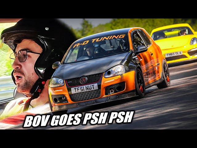 ILLEGAL WING BAN MESSED UP 400HP GOLF // Nürburgring