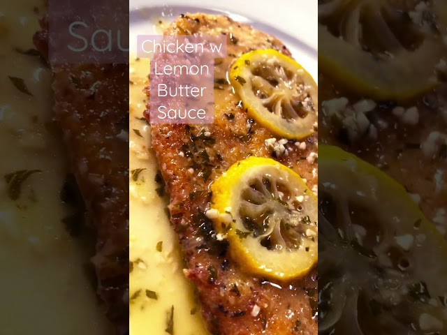 Chicken Cutlet With Lemon Butter Garlic Sauce #francese best Lemon Sauce Recipe #cookingchannel #eat