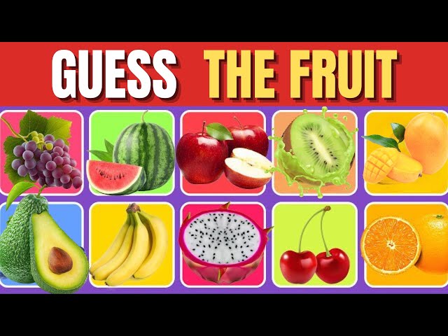 Guess the Fruit in 3 Seconds 🍍🍓🍌 | 52 Different Types of Fruit