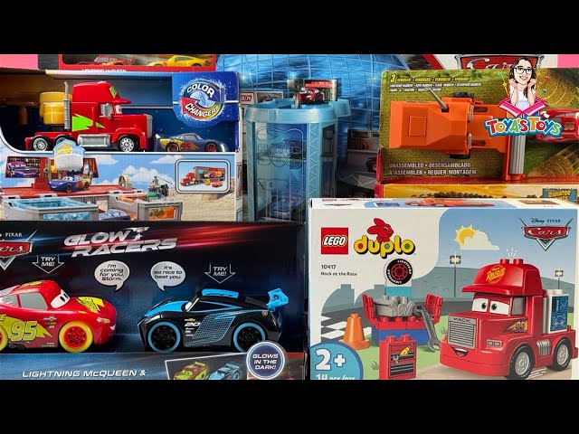 Disney Pixar Cars Toy Collection Unboxing Review | Lightning McQueen Speedway Mega Garage