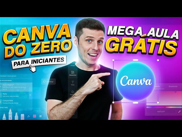 ⭐ [SUPER AULA GRÁTIS] Curso de Canva do Zero para Iniciantes! Aprenda como usar o Canva ainda hoje!