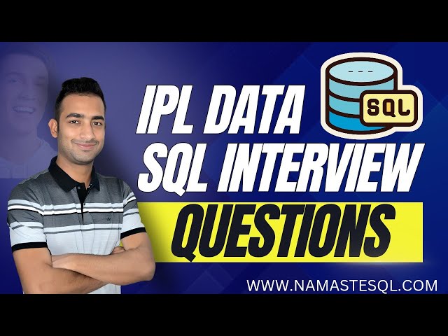 IPL Data Analysis SQL Interview Questions | Analytics Engineering