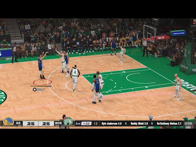 NBA 2K25 Gameplay (PS5) Warriors vs Celtics Hall of Fame Difficulty