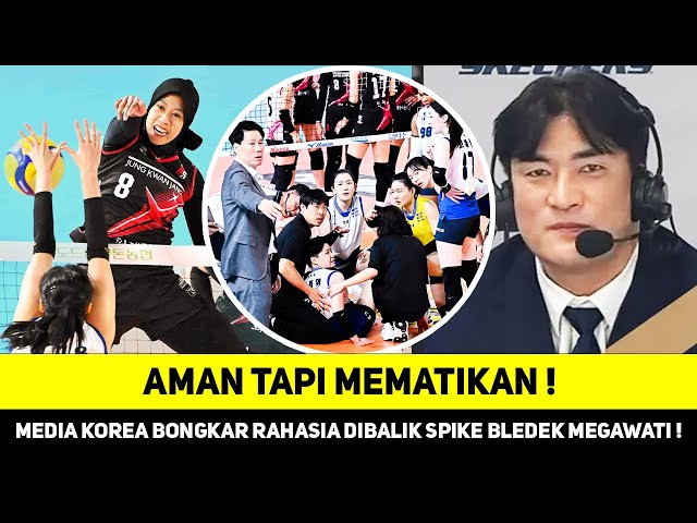 JADI SOROTAN MEDIA KOREA🔥INSIDEN WIPAWEE BUKTIKAN TEKNIK SPIKE BLEDEK MEGAWATI AMAN TP MEMATIKAN😱